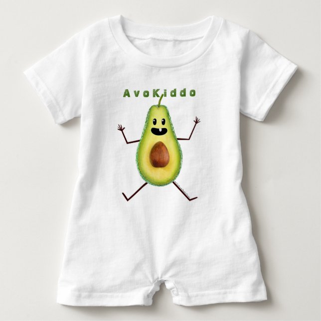 AvoKiddo Spielanzug Baby Strampler (Vorderseite)