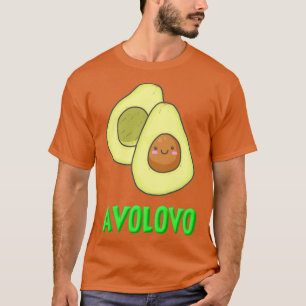 AVOLOVO lustiges Avocado Surfen cooler Avocado T-Shirt