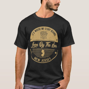 Avon by the Sea New Jersey Hier betet meine Geschi T-Shirt