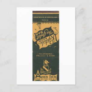 Avon by the Sea NJ, Avon Inn 1950er Jahre Matchboo Postkarte