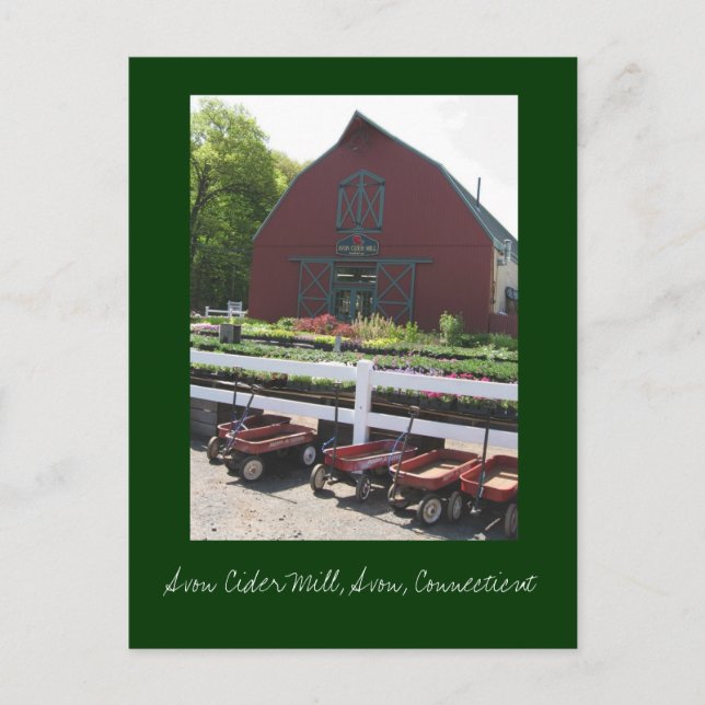 Avon Cider Mill Postkarte (Vorderseite)