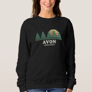 Avon Ct Vintag Throwback T-Shirt Retro 70er Design Sweatshirt