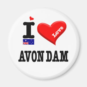 AVON DAM - I Liebe Magnet