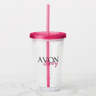 Avon-Dame Acryltrinkbecher