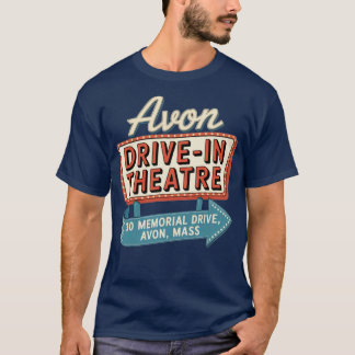 Avon Drive-In Theater Retro Massachusetts Drive-In T-Shirt