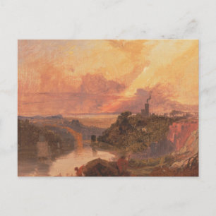 Avon Gorge bei Sonnenuntergang Francis Danby Ölmal Postkarte
