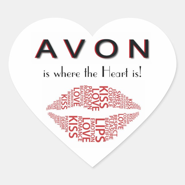 AVON Heart Sticker (Vorderseite)