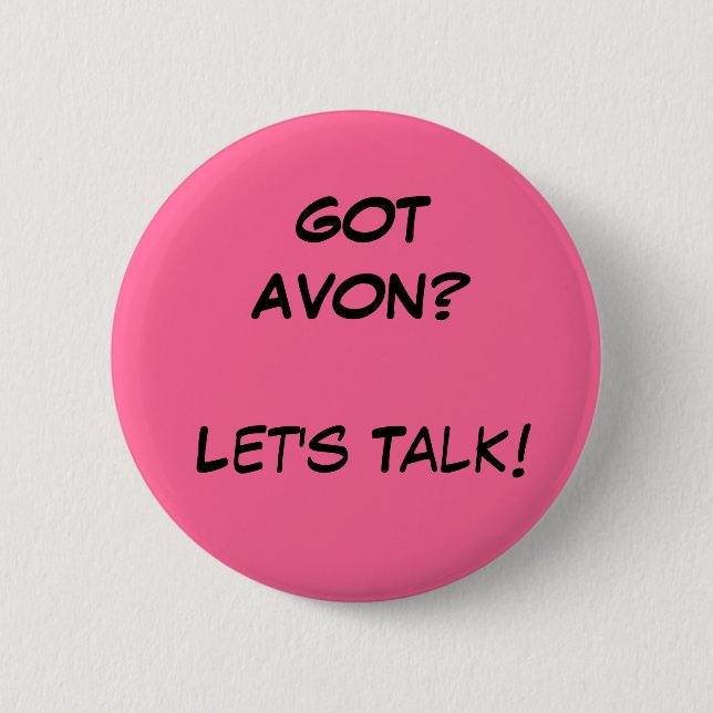 Avon-Knopf Button (Vorderseite)