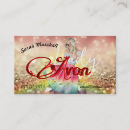 Avon Lady Business Card Visitenkarte