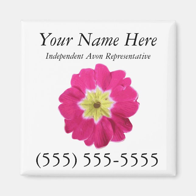 Avon Magnetic Business Card Magnet (Vorne)