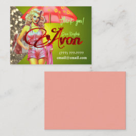 Avon Party Vielen Dank Mitteilungskarte