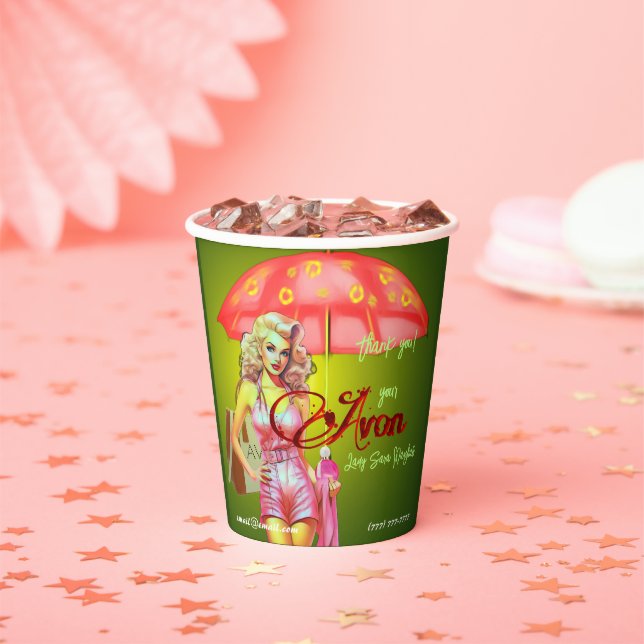 Avon Party Vielen Dank Pappbecher (Insitu)