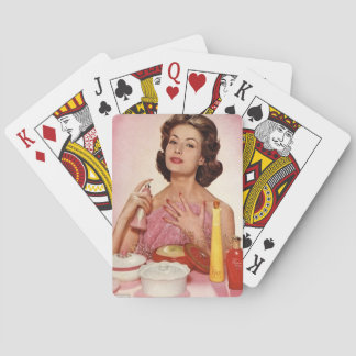 AVON pinkes vintageähnliches Kartenspiel Spielkarten