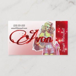 Avon Representative Instagram Business Card Visitenkarte