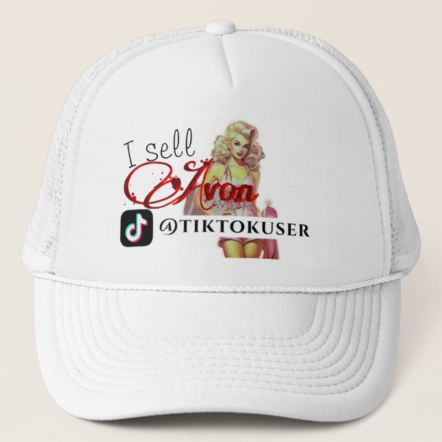 Avon Representative Tiktok Trucker Hat Truckerkappe (Vorderseite)