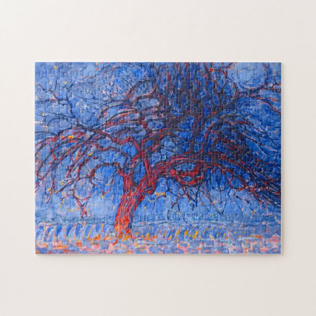 Avond (Abend): The Red Tree - Piet Mondrian - Puzzle (Horizontal)