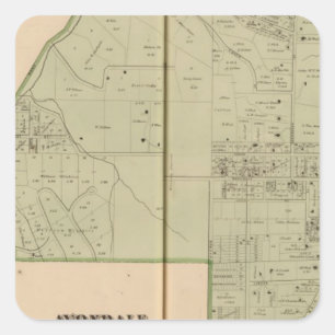 Avondale Quadratischer Aufkleber