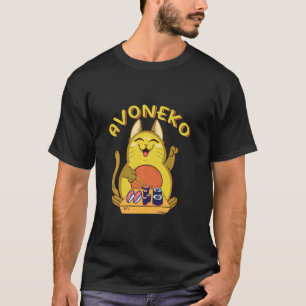 Avoneko, Veganer Liebhaber japanischer Avocado-Sus T-Shirt