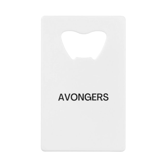 Avongers Geldbeutel Flaschenöffner (Vorderseite)