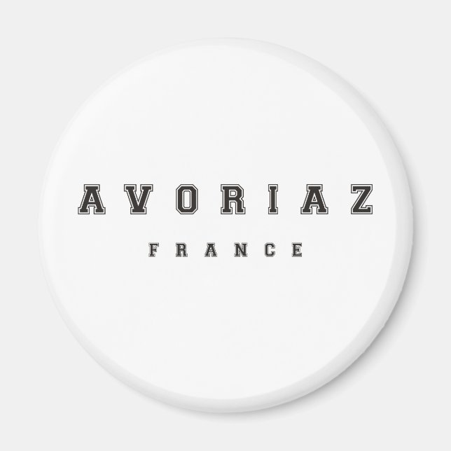 Avoriaz Frankreich Magnet (Vorne)