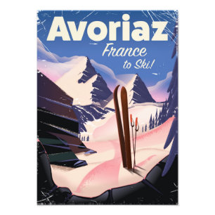 Avoriaz, französisches Skireisepaket Fotodruck