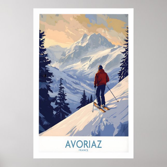 Avoriaz Ski Poster France 1 (Vorne)