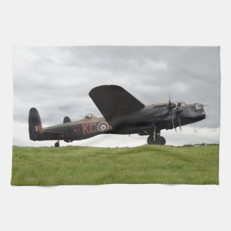 Avro Lancaster auf dem Feld Geschirrtuch