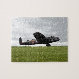 Avro Lancaster auf dem Feld Puzzle