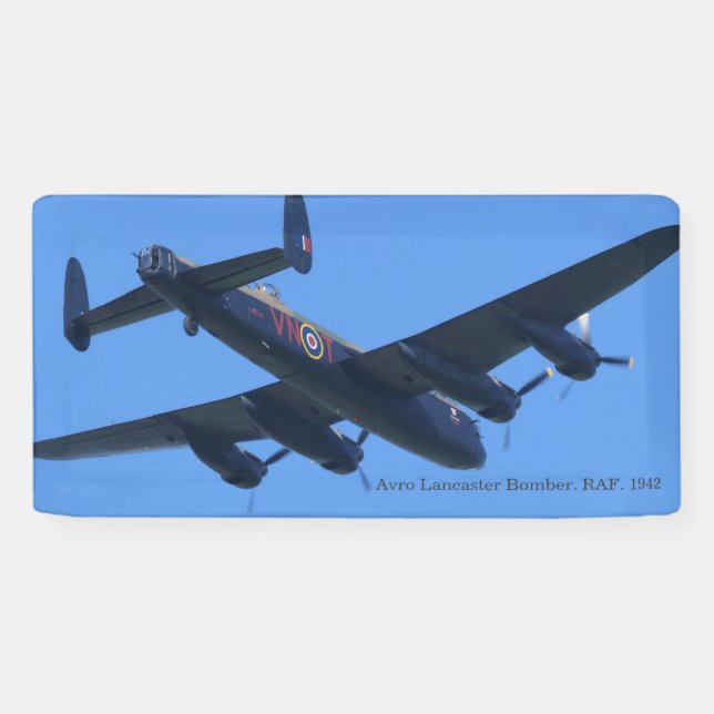 Avro Lancaster Bomber. 1942 Banner (Horizontal)
