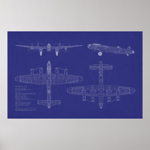 Avro Lancaster Bomber Poster