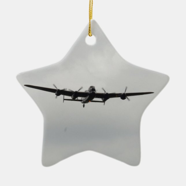 Avro Lancaster Keramik Ornament (Vorne)