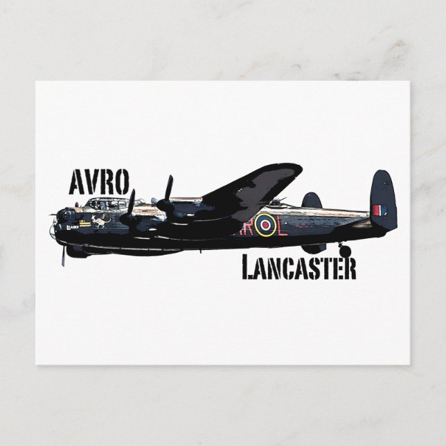 Avro Lancaster Postkarte (Vorderseite)