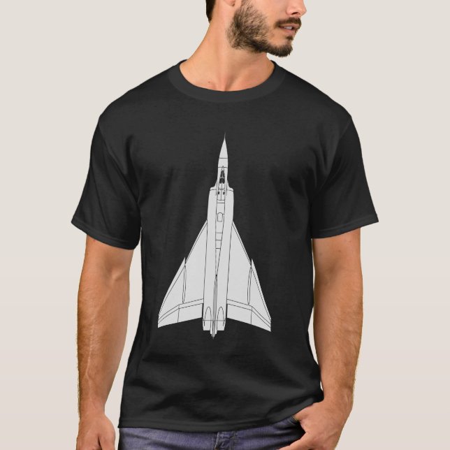 Avro Pfeil-Plan T-Shirt (Vorderseite)
