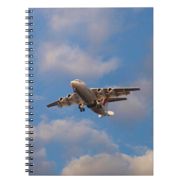 Avro RJ85 Jet Landing Notizblock (Vorderseite)