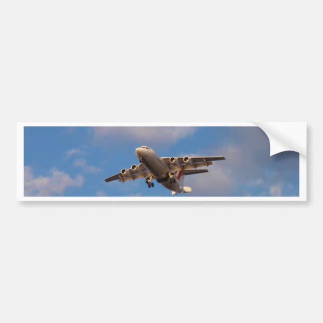 Avro RJ85 Jet-Landung Autoaufkleber (Vorne)