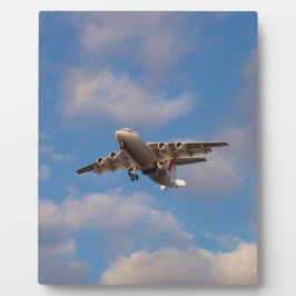 Avro RJ85 Jet-Landung Fotoplatte