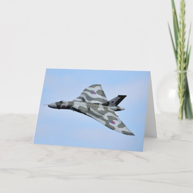 Avro Vulcan B.2 Grußkarte Karte (Vorderseite)