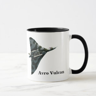 Avro Vulcan Bomber mit Ihrem Monogramm Tasse