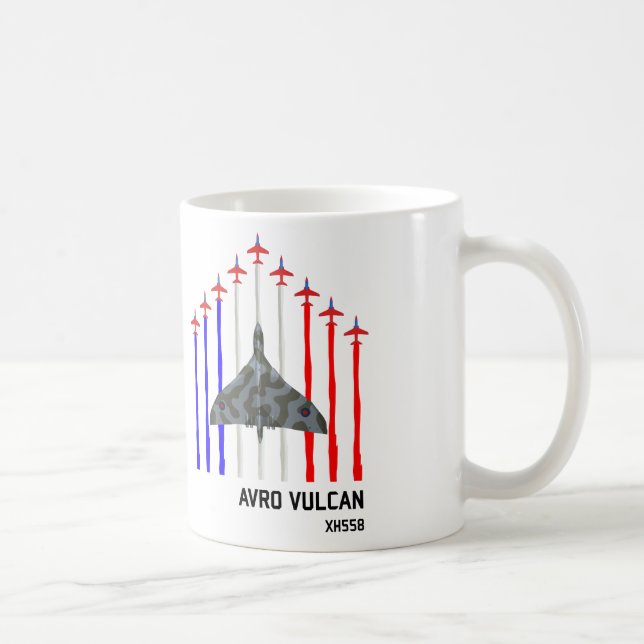 AVRO VULCAN TASSE - XH558 (Rechts)