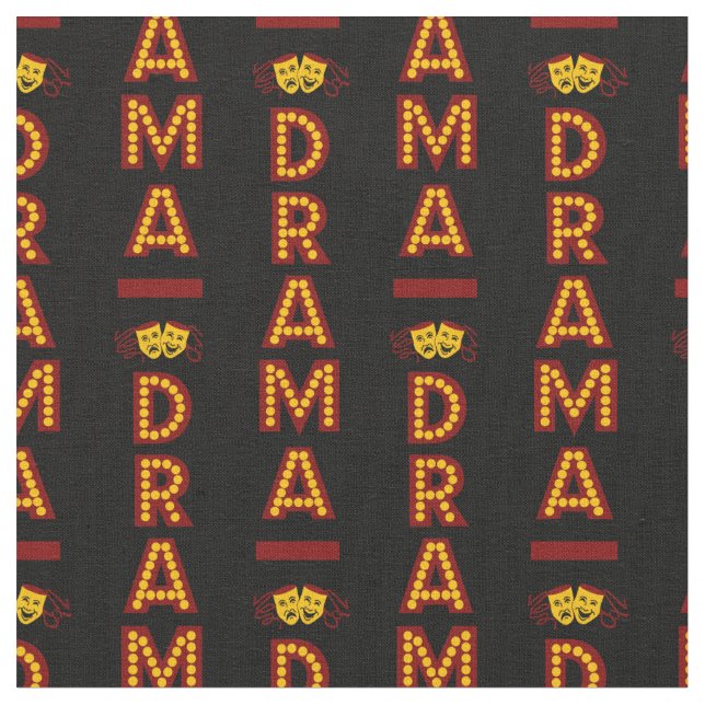 AVW-Drama-Logogewebe 2 Stoff (Nahaufnahme)