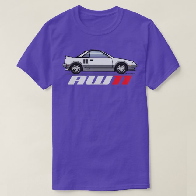 AW11weiß und grau T-Shirt (Design vorne)