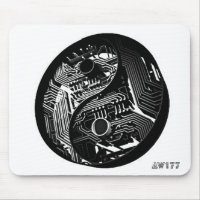AW177 "Stromkreis-Harmonie" 3D Mousepad