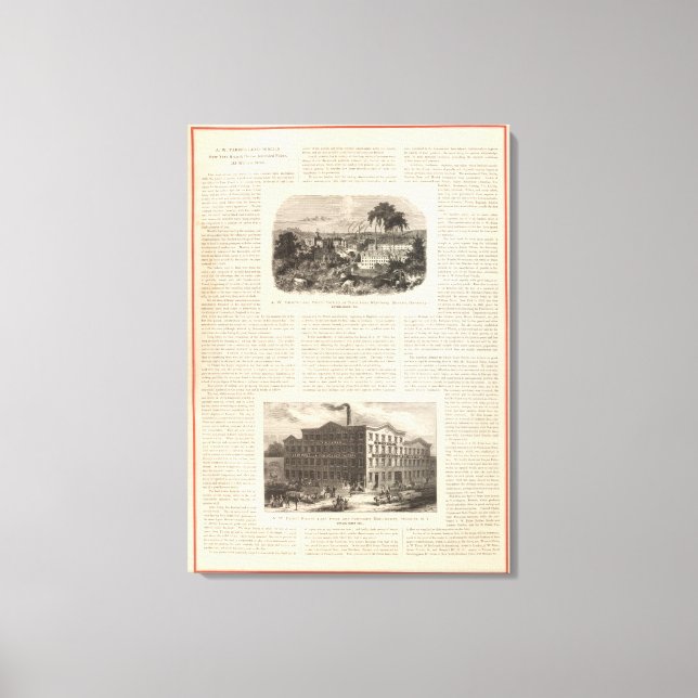 AW Faber's Bleistifte Leinwanddruck (Vorderseite)