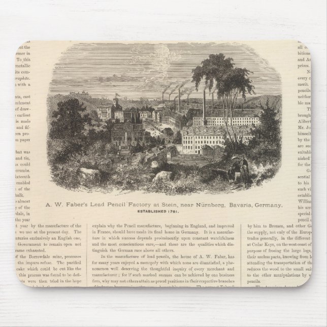 AW Faber's Bleistifte Mousepad (Vorne)