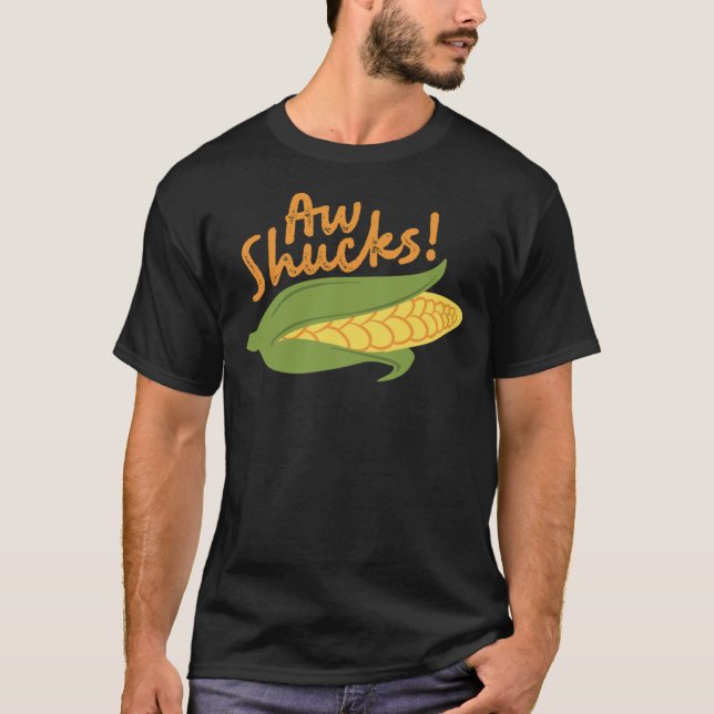 Aw Shucks Niedlich Mais Design Classic T - Shirt (Vorderseite)