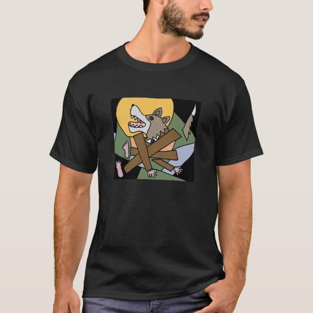 AW, Werewolf-Umwandlungs-Shirt T-Shirt (Vorderseite)