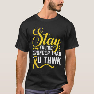 Awa zur Prävention von bleibe gelben Ribbon-Suizid T-Shirt