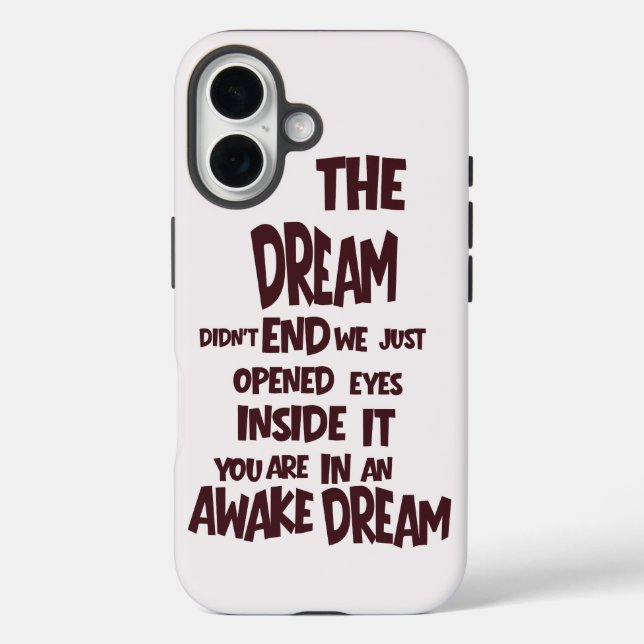 Awake Dream Handyhülle  Case-Mate iPhone Hülle (Rückseite)