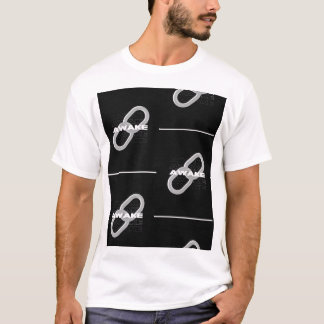 Awake: Minimalistisches Schwarzes T-Shirt-Design T-Shirt
