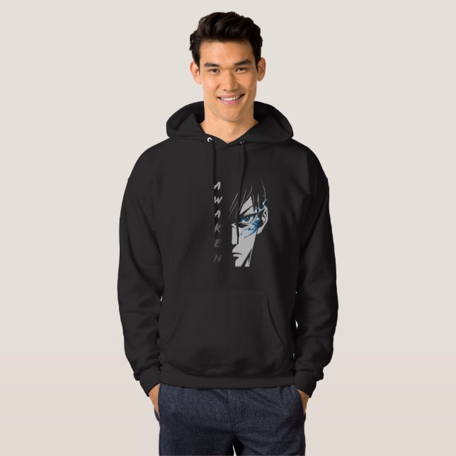 AWAKEN - Halbface Anime T - Shirt (Vorne ganz)